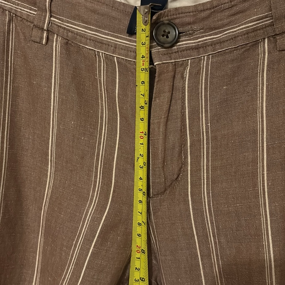 Banana Republic linen cotton blended stripped trouser pans Size 6 - Picture 5 of 7